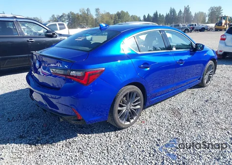 2020 Acura Ilx Premium A-Spec Packages/Technology A-Spec Packages из США, поврежденный, VIN 19UDE2F82LA008323